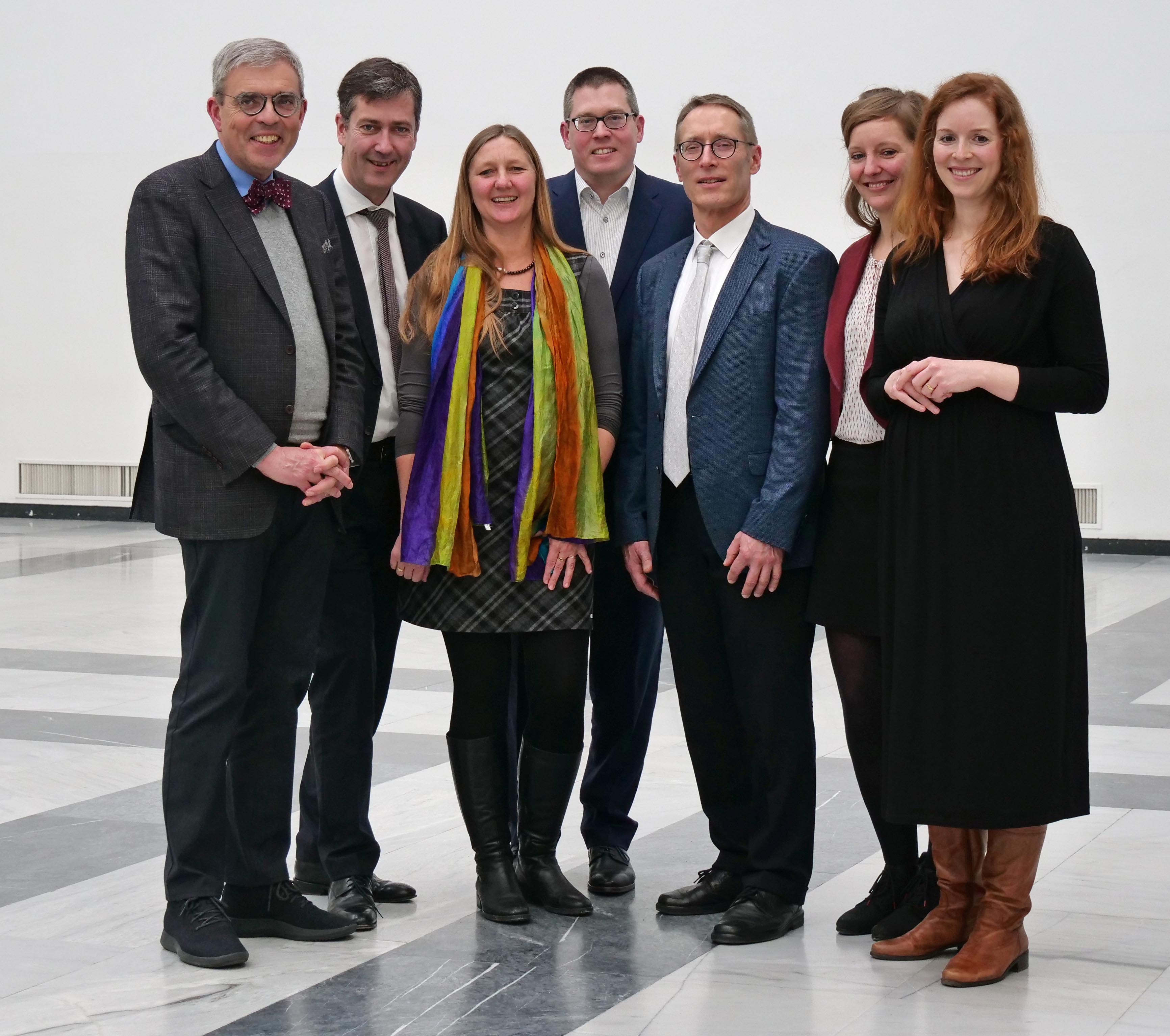 Teilnehmer des Pressegesprächs vom 21. Januar 2020 in Würzburg