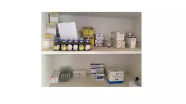 Arzneimittelbeschaffung zur onkologischen Nachbehandlung von gynäkologischen Tumorpatientinnen im neu eroffneten Day Hospital des Orotta Hospital in Asmara.
