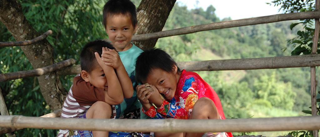 Staatenlose Kinder im Grenzgebiet Thailands zu Myanmar